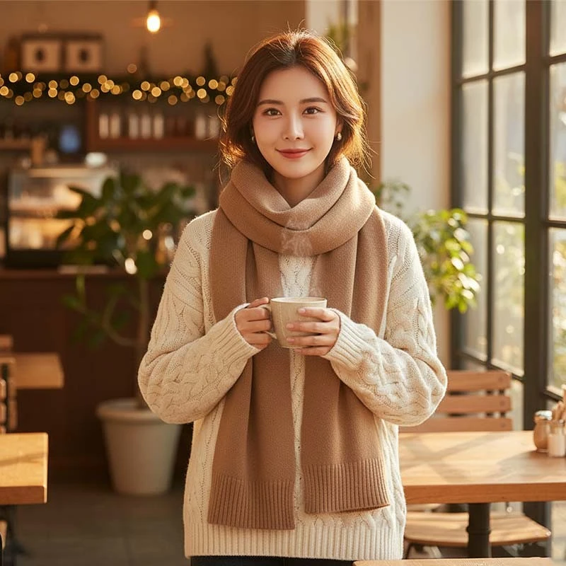 Brown Wool Scarf best