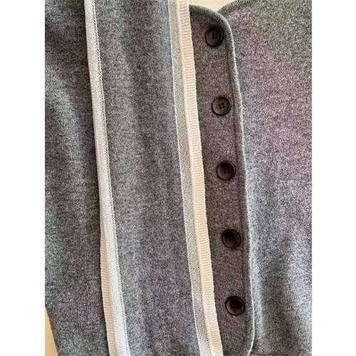 Gray Wool Cardigan high quality