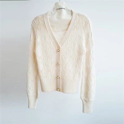 Merino vlna Open Cardigan