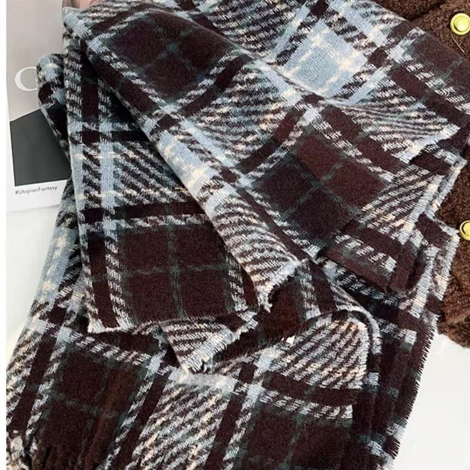 Wool Plaid Scarf factory